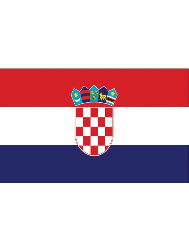 Vlag 150 x 90 cm Kroatië