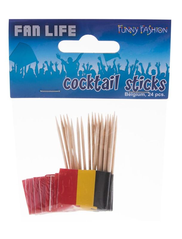 Cocktailspieße Belgien 24er-Pack