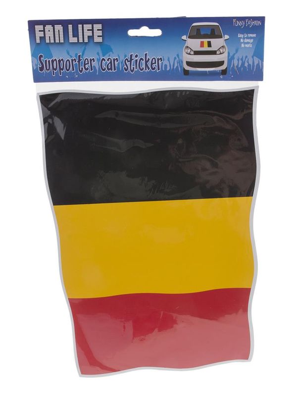 Autoaufkleber 22x33cm Rot/Gelb/Schwarz