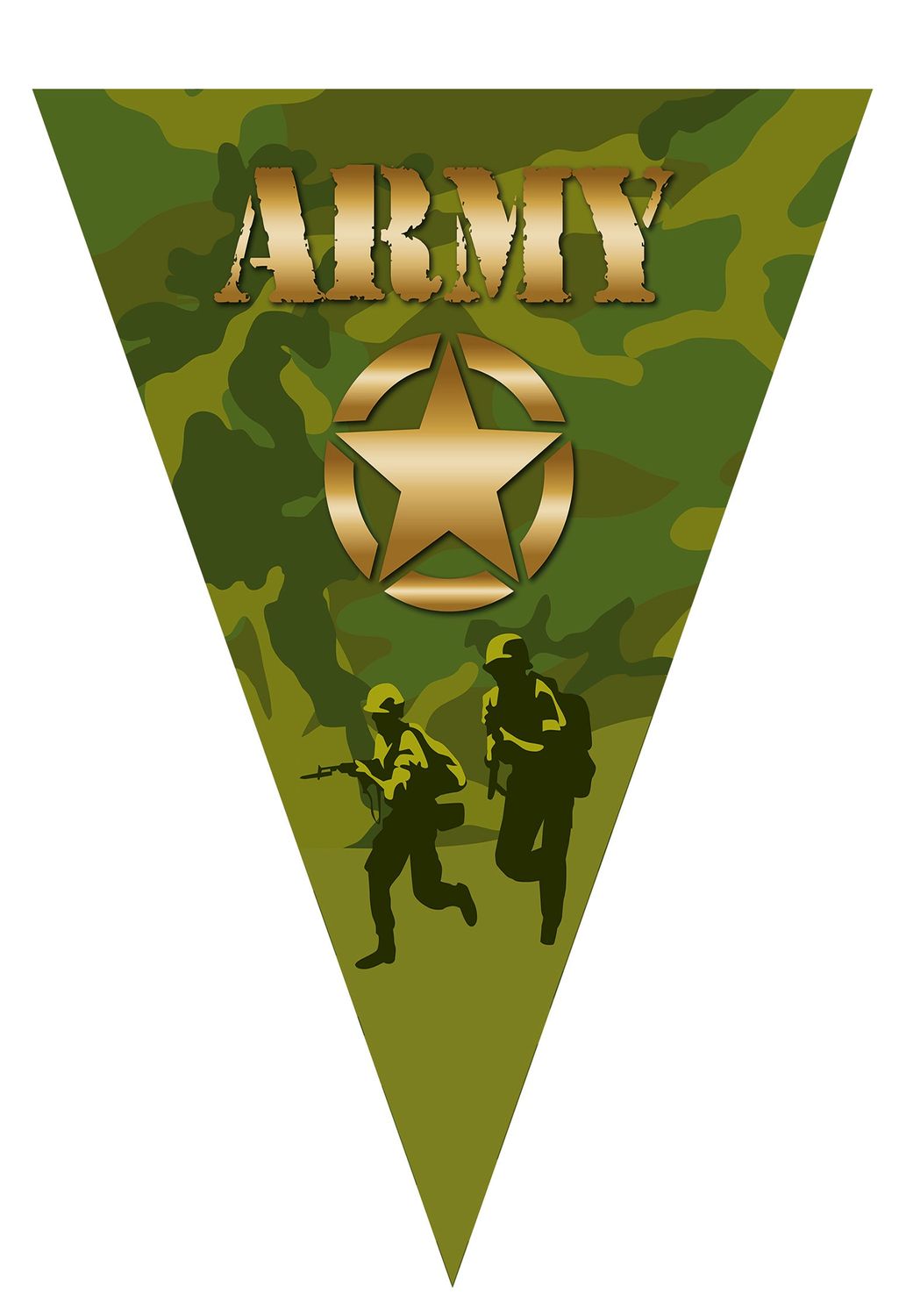 Wimpelkette Army 5m Wimpelkette Army 5m