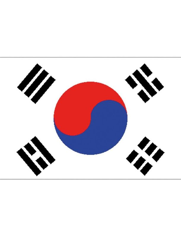 Vlag 150 x 90 cm Zuid Korea