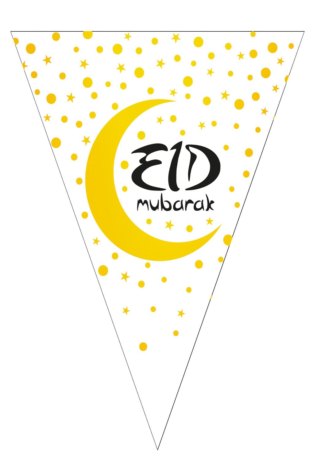 Wimpelkette Eid Mubarak 5m Wimpelkette Eid Mubarak 5m