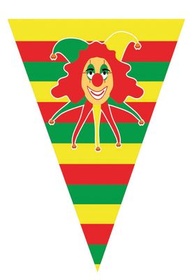 Wimpelkette Clown 5m