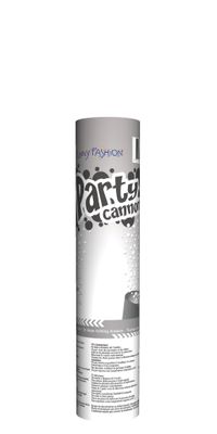 Konfettikanone 20cm Weiß