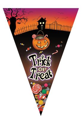 Wimpelkette Trick or Treat 5m Wimpelkette Trick or Treat 5m