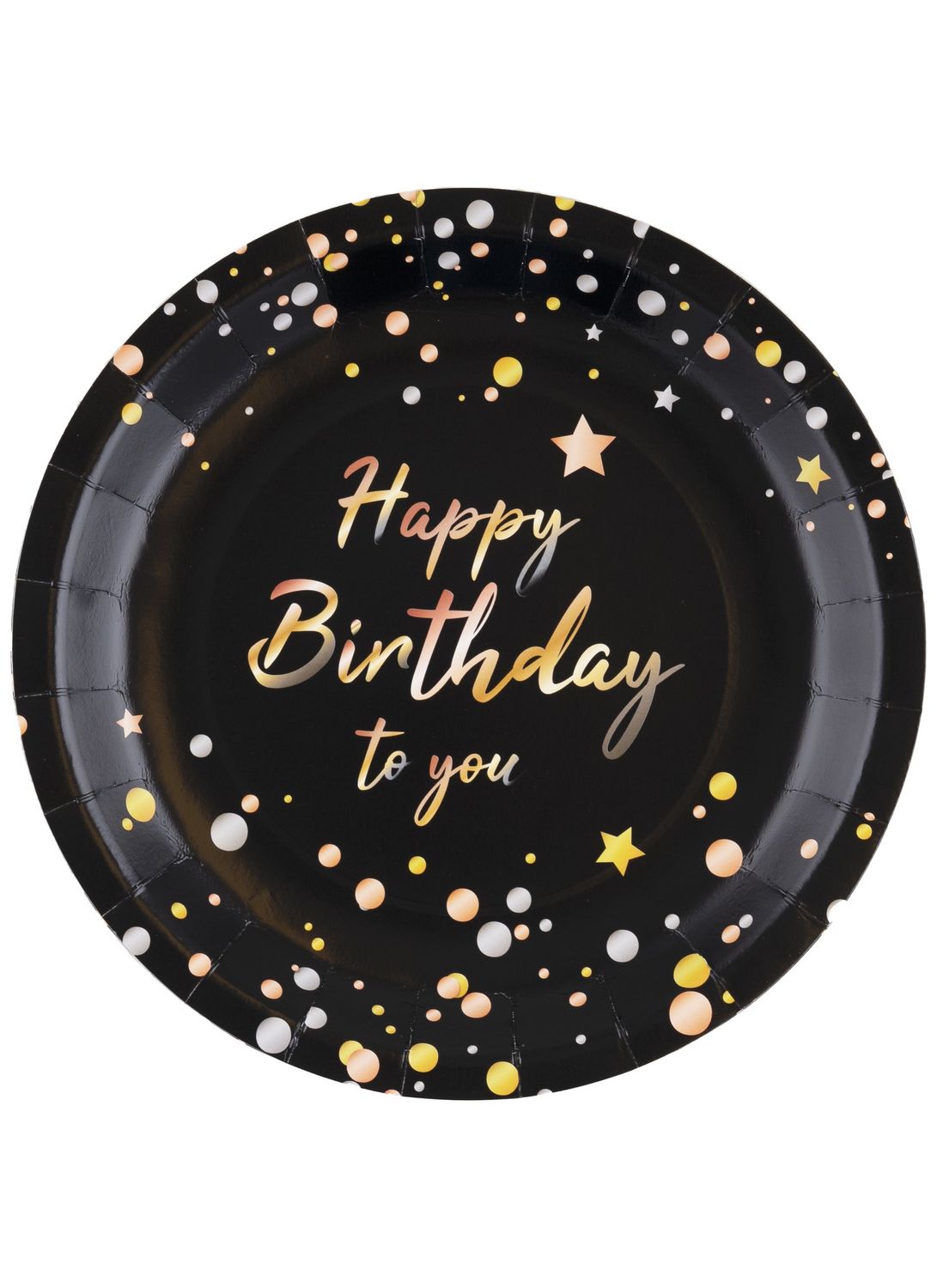8 Happy Birthday Pappteller 23cm