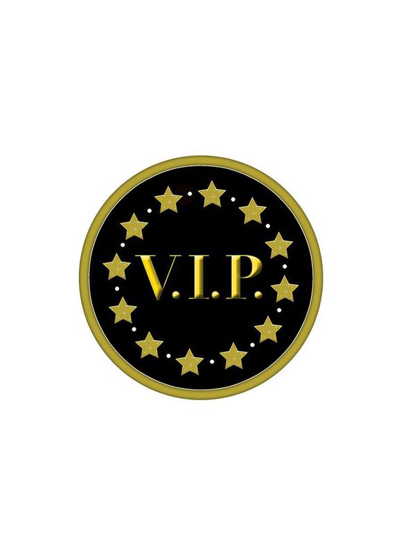 6  VIP Untersetzer 12cm