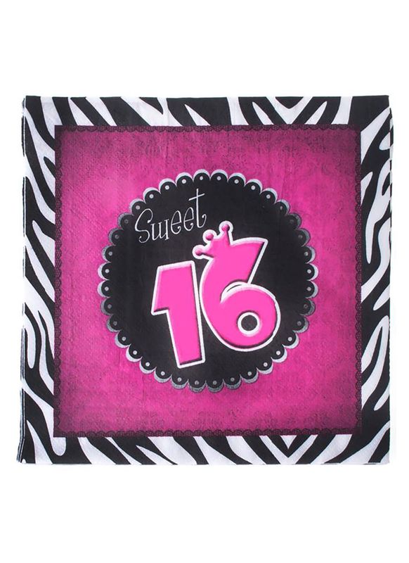 Servietten 20er-Pack Sweet 16 Servietten 20er-Pack Sweet 16