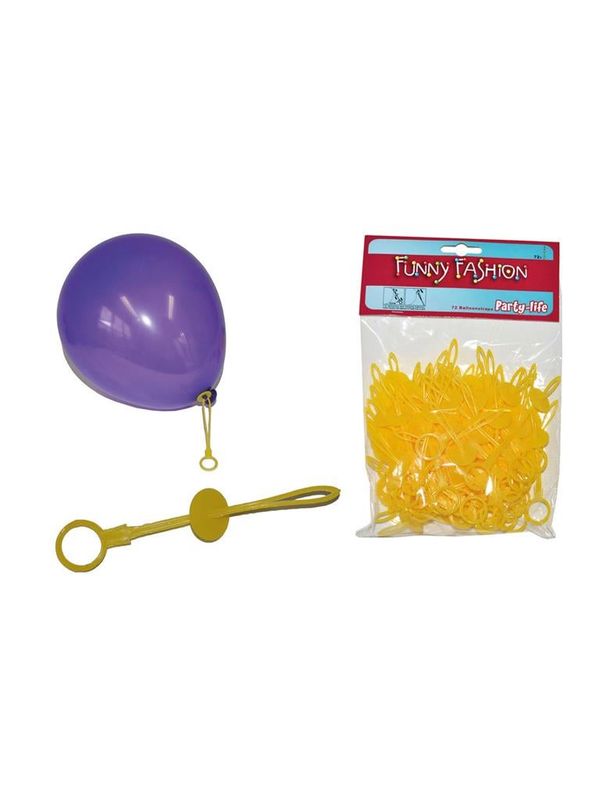 Afsluiters Ballonnen Geel 72 Stk.