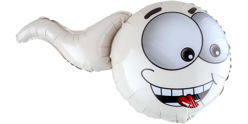 Folienballon Spermiums