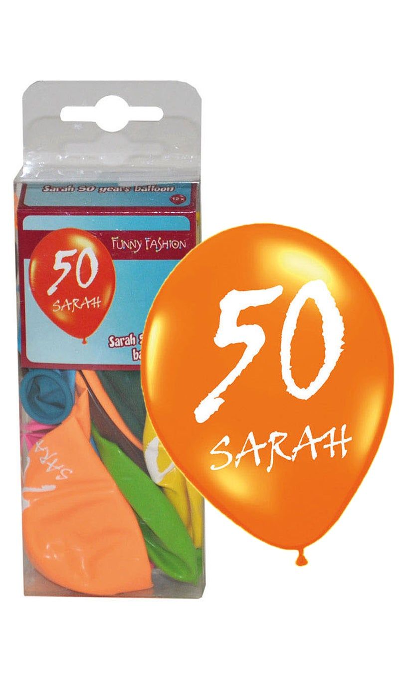 12 Luftballon Sarah Farbmischung 30cm