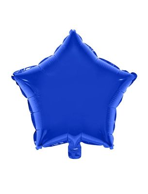 Folienballon Stern 45cm Blau