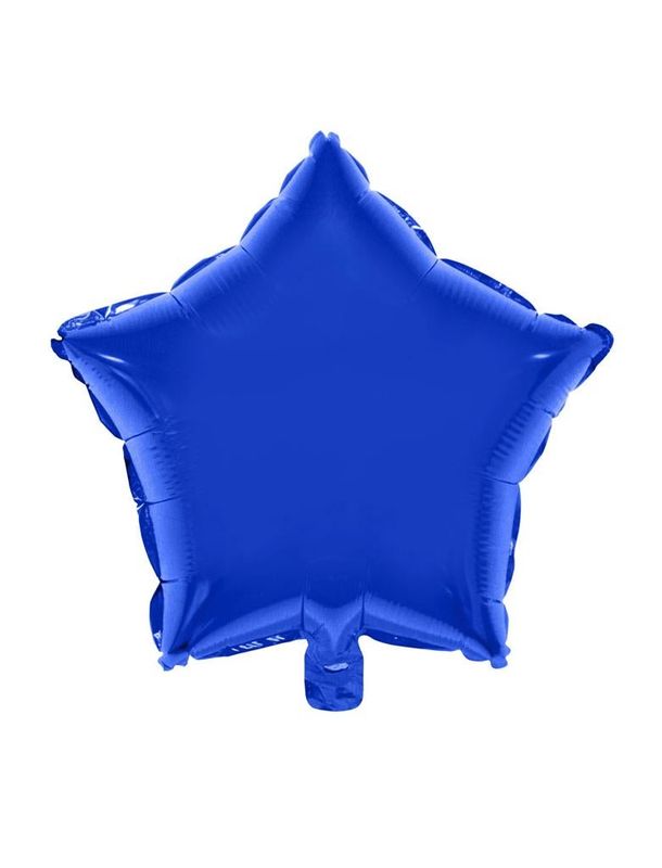 Folienballon Stern 45cm Blau