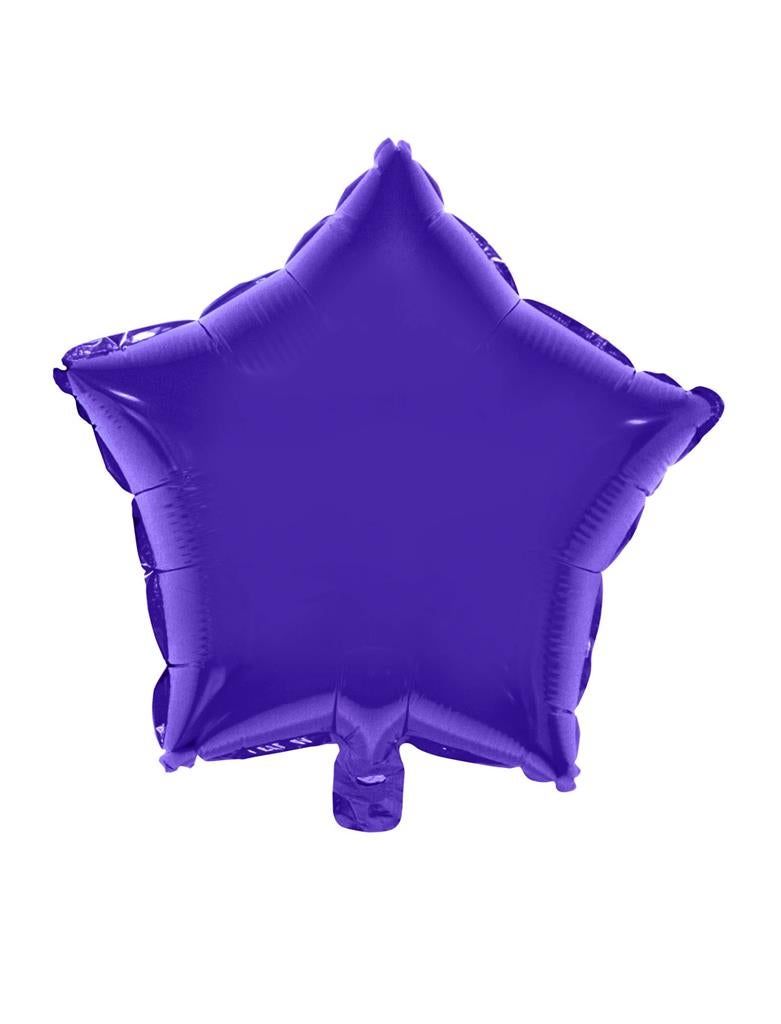 Folieballon 45cm ster Paars Folieballon 45cm ster Paars