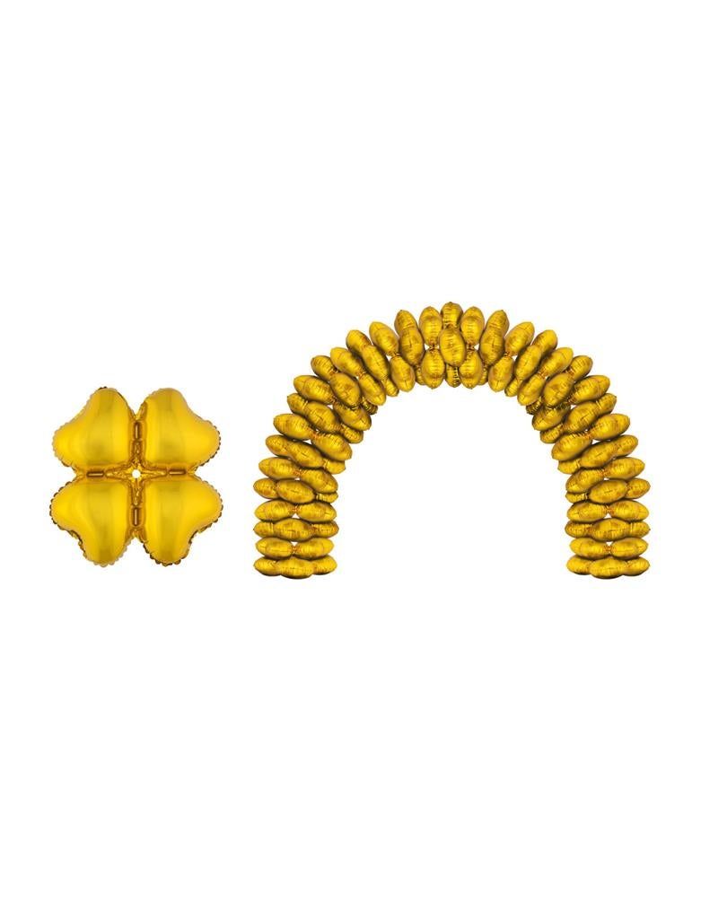 10 folieballonnen voor boog 43m hartvormig Goud 10 folieballonnen voor boog 43m hartvormig Goud