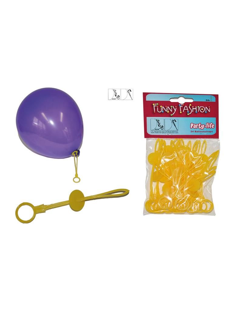 24 Ballonverschlüsse Gelb 24 Ballonverschlüsse Gelb