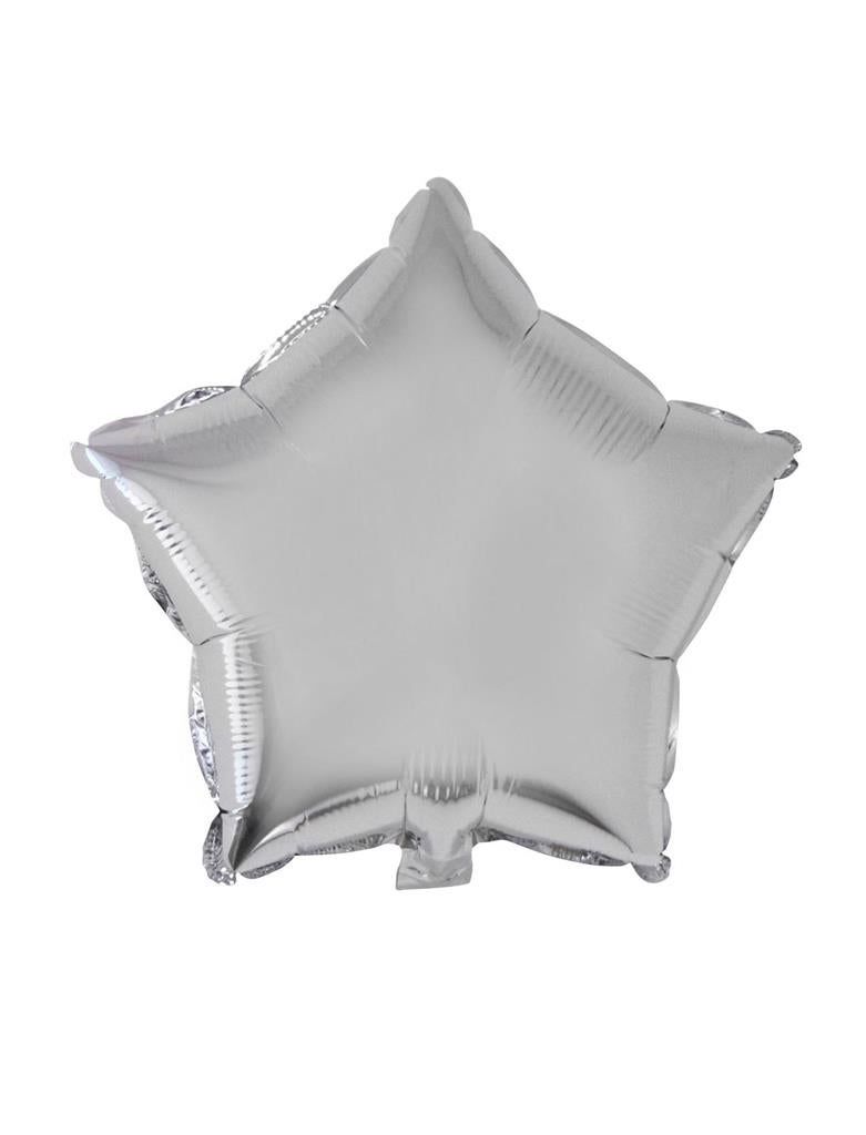 Folieballon 45cm ster Zilver