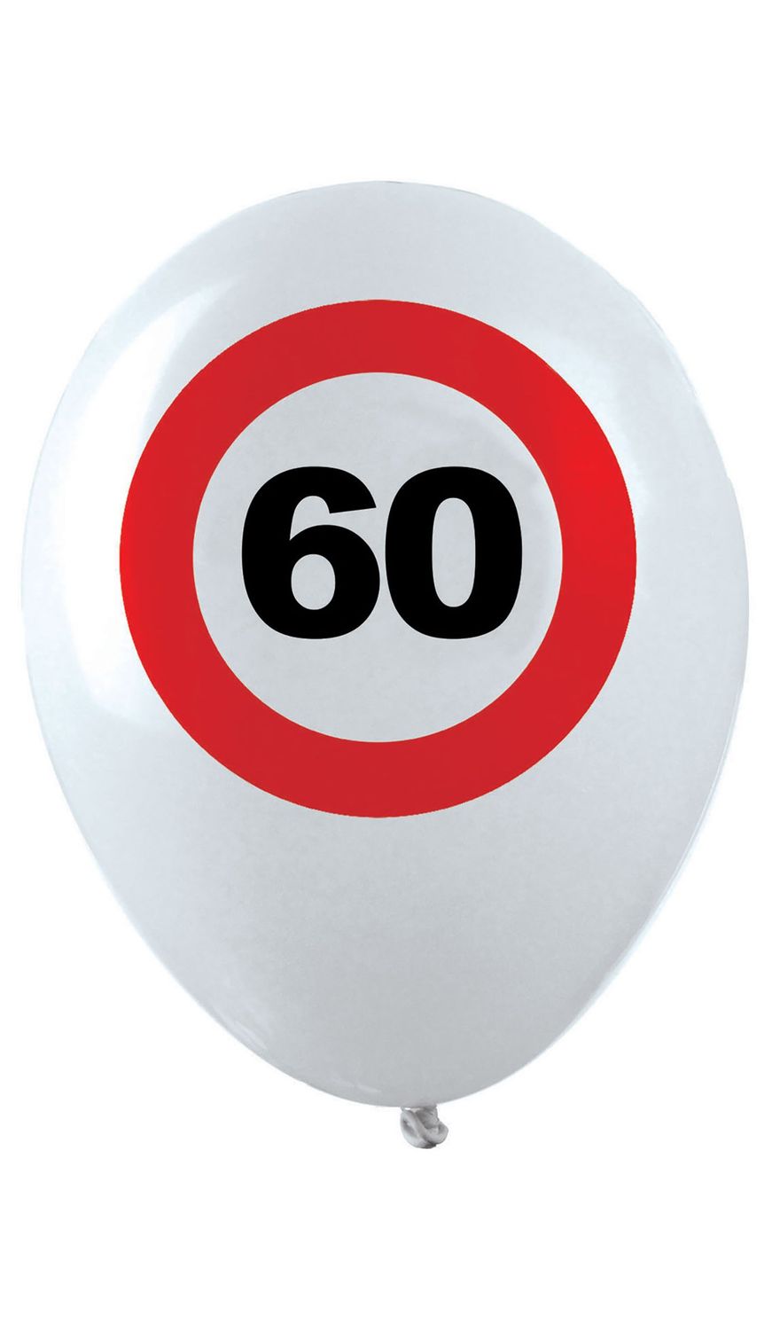 12 ballonnen 30cm Traffic 60 jaar