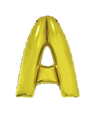 Folienballon A Gold 102cm