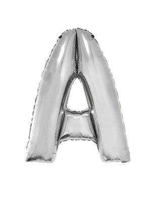 Folienballon A Silber 102cm Folienballon A Silber 102cm