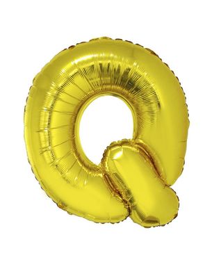 Folieballon 102m letter Q Goud Folieballon 102m letter Q Goud