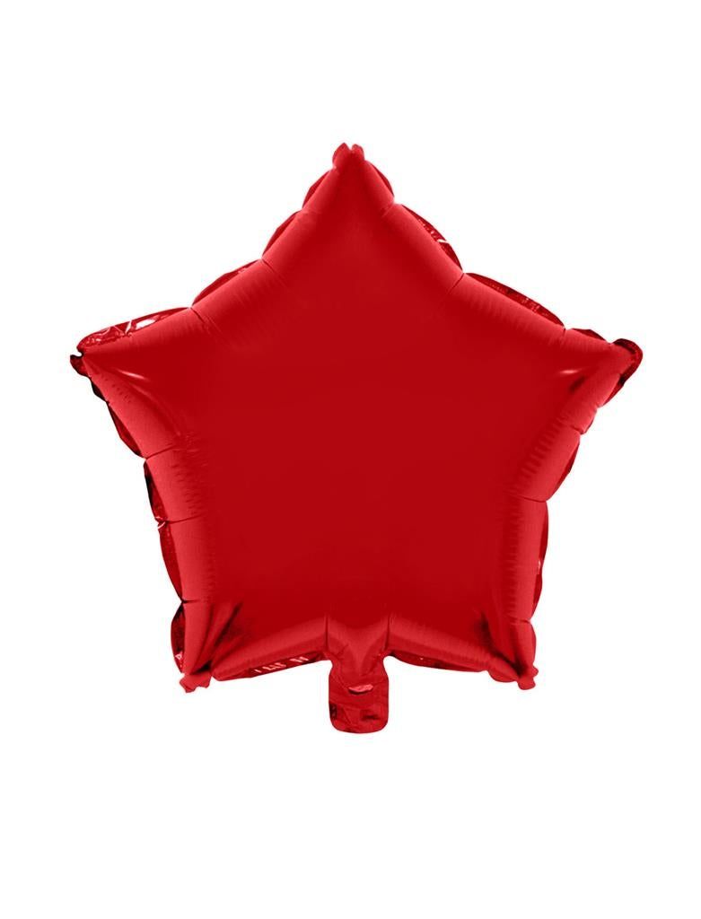 Folienballon Stern 45cm Rot