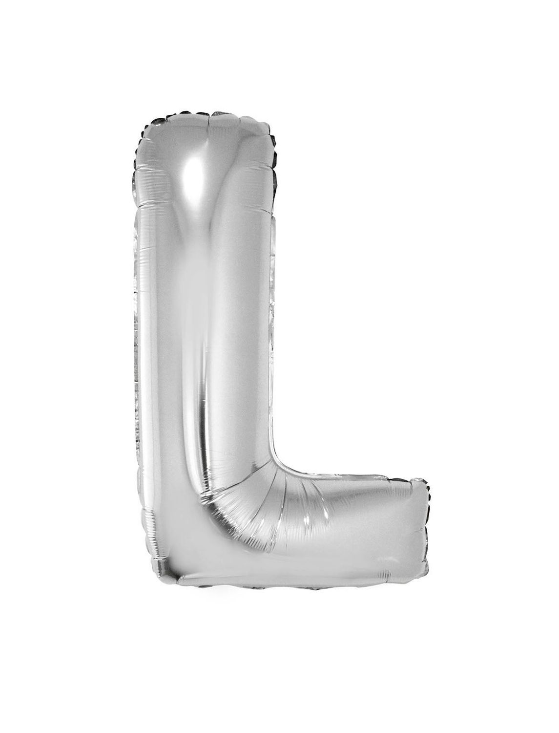 Folienballon L Silber 102cm Folienballon L Silber 102cm