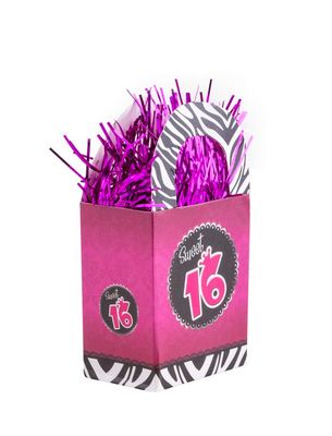 Ballongewicht Tasche Sweet 16