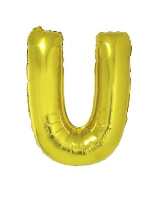 Folienballon U Gold 102cm