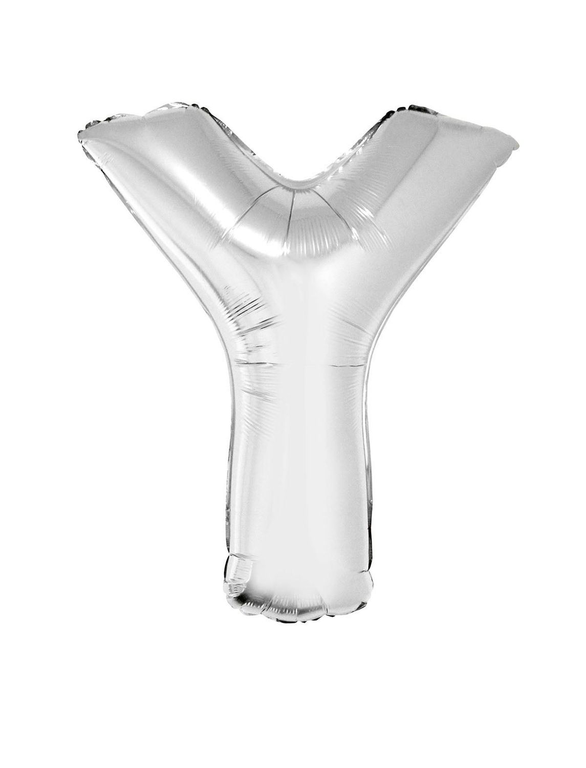 Folieballon 102m letter Y Zilver