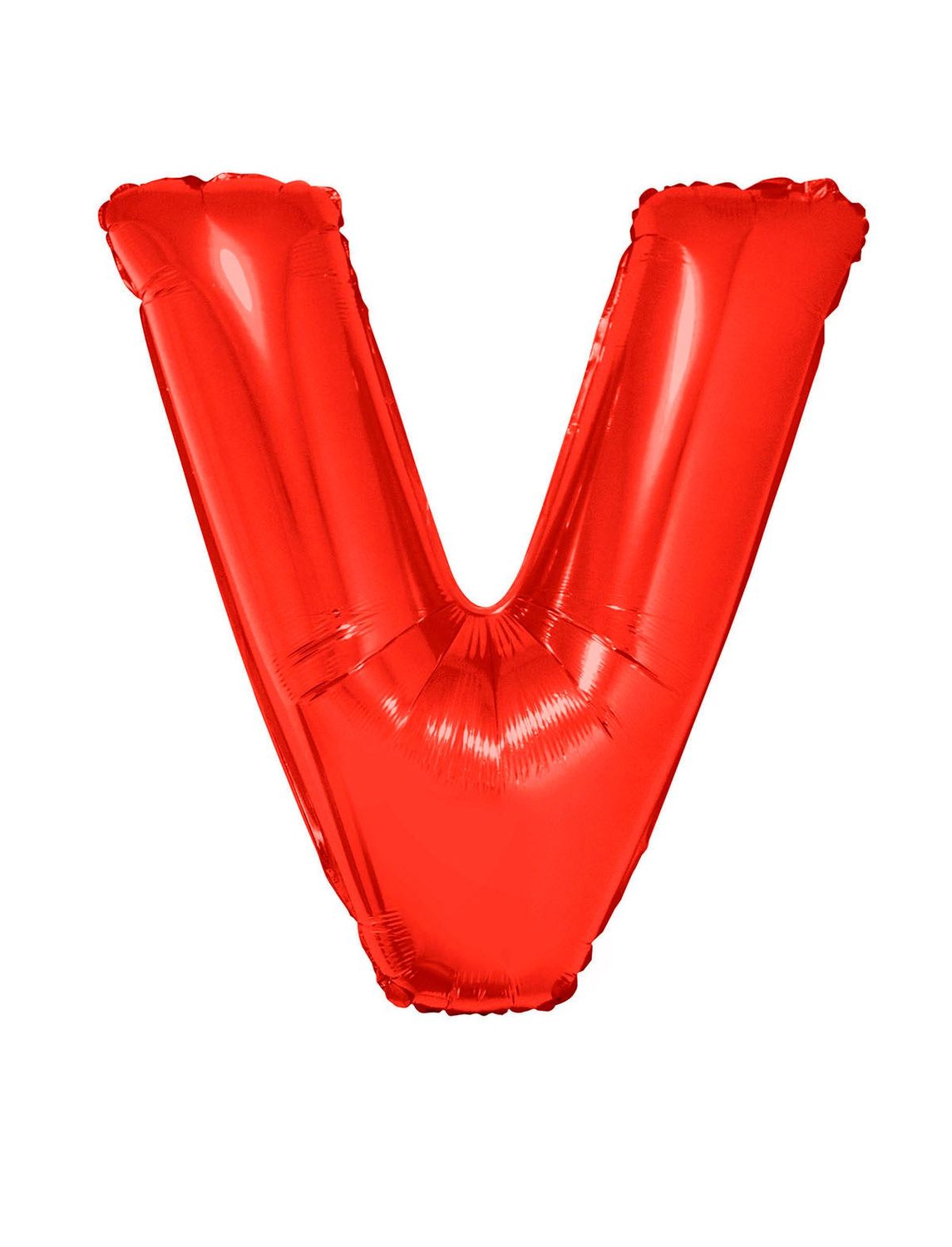 Folienballon V Rot 102cm Folienballon V Rot 102cm