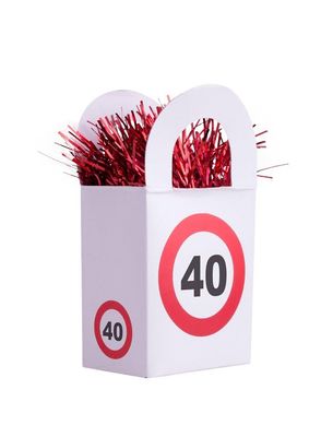 Ballongewicht Tasche 40 Verkehrsschild Ballongewicht Tasche 40 Verkehrsschild