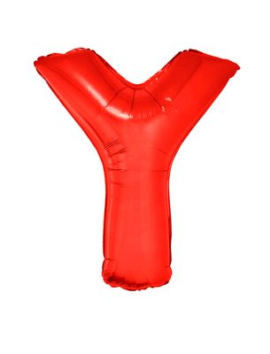 Folieballon 102m letter Y Rood
