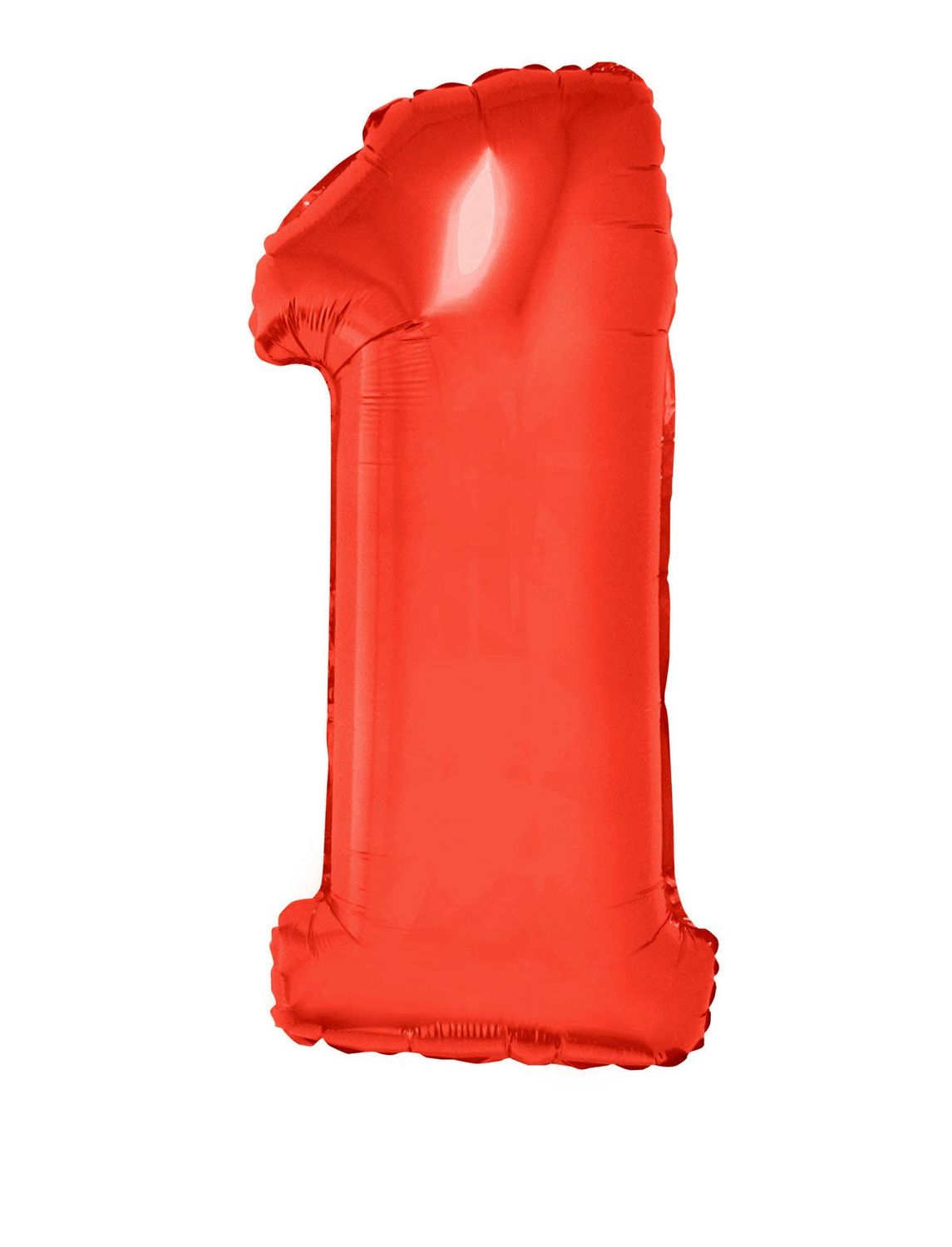 XXL Folienballon Zahl 1 Rot 102cm XXL Folienballon Zahl 1 Rot 102cm