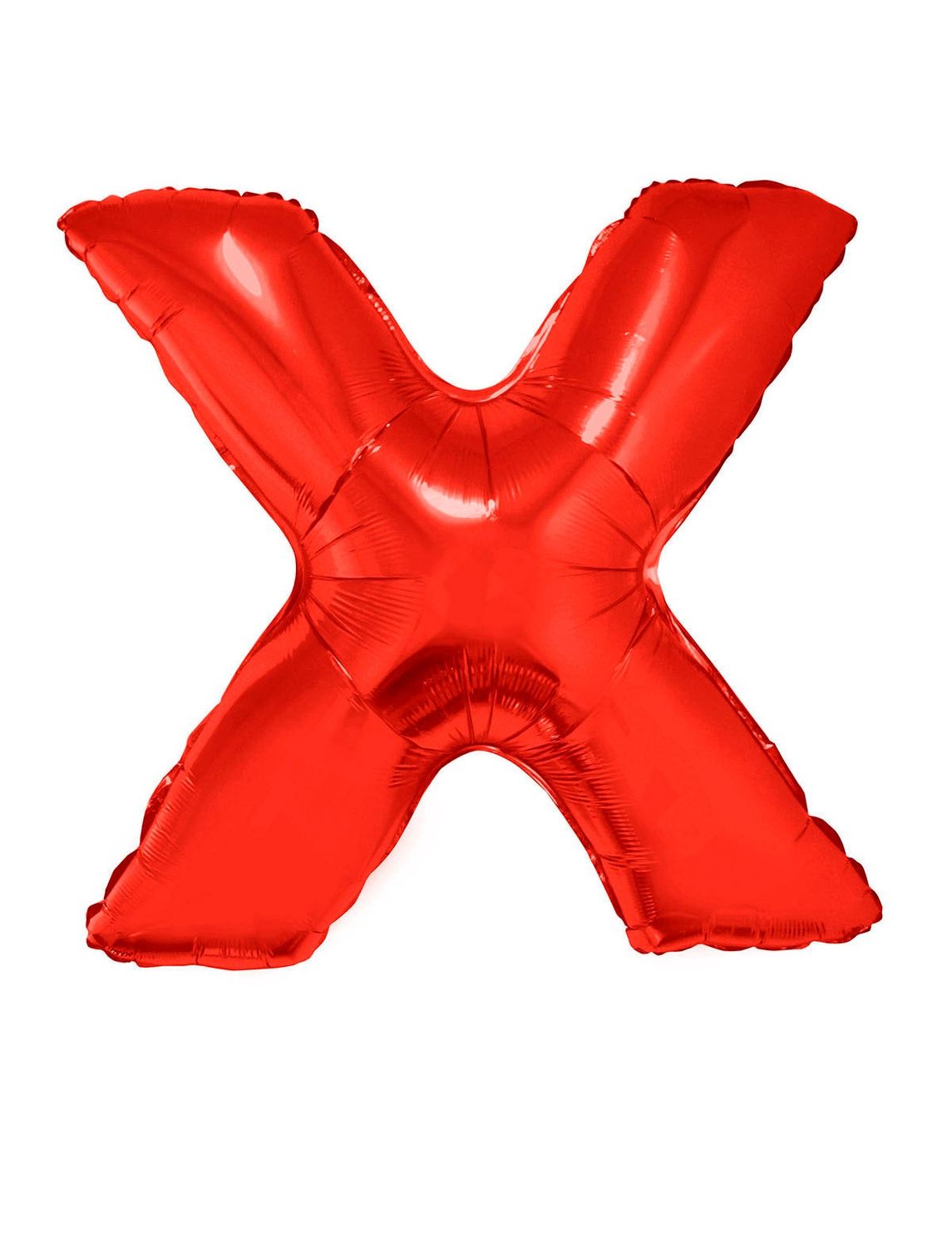 Folieballon 102m letter X Rood