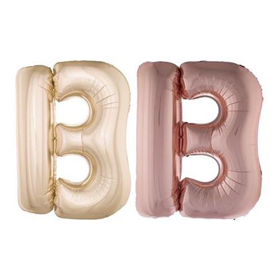 Folienballon B Rosé 102cm Folienballon B Rosé 102cm
