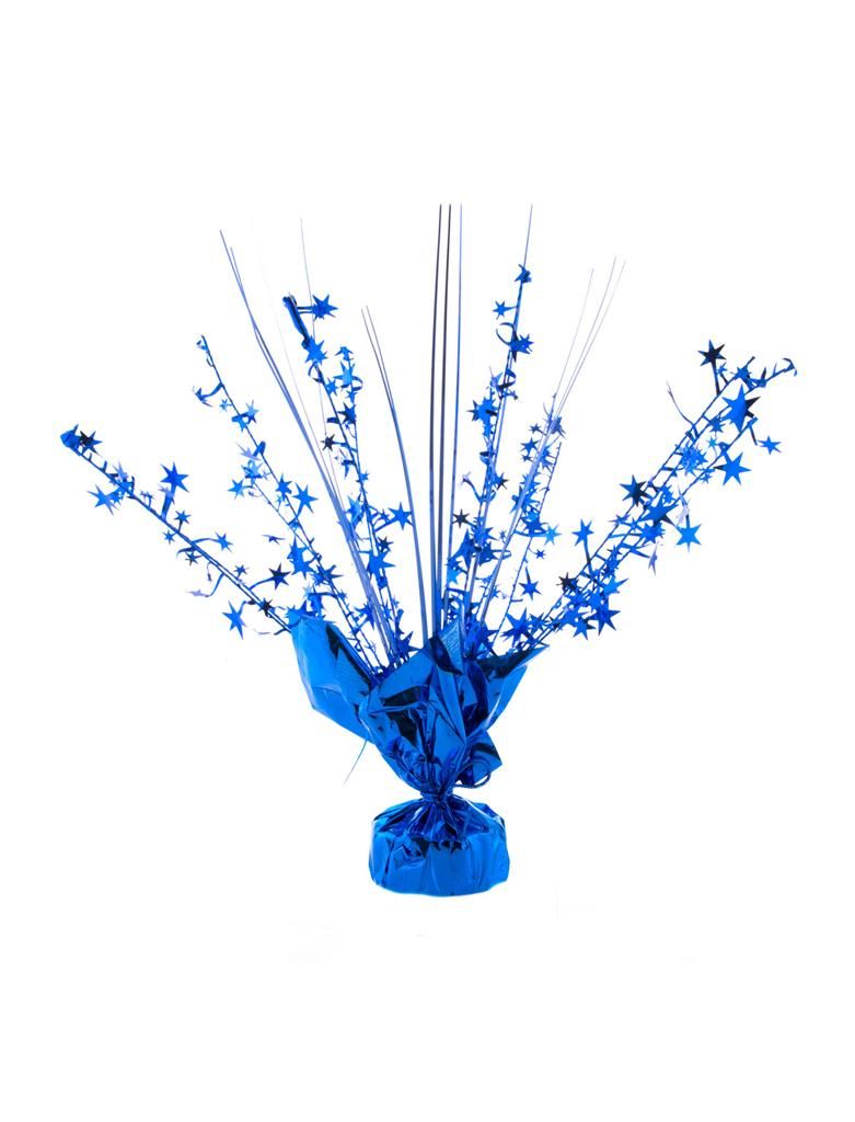 Ballongewicht 32cm glanzend blauw 250g