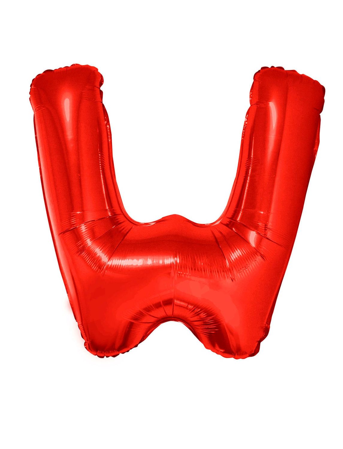Folienballon W Rot 102cm Folienballon W Rot 102cm