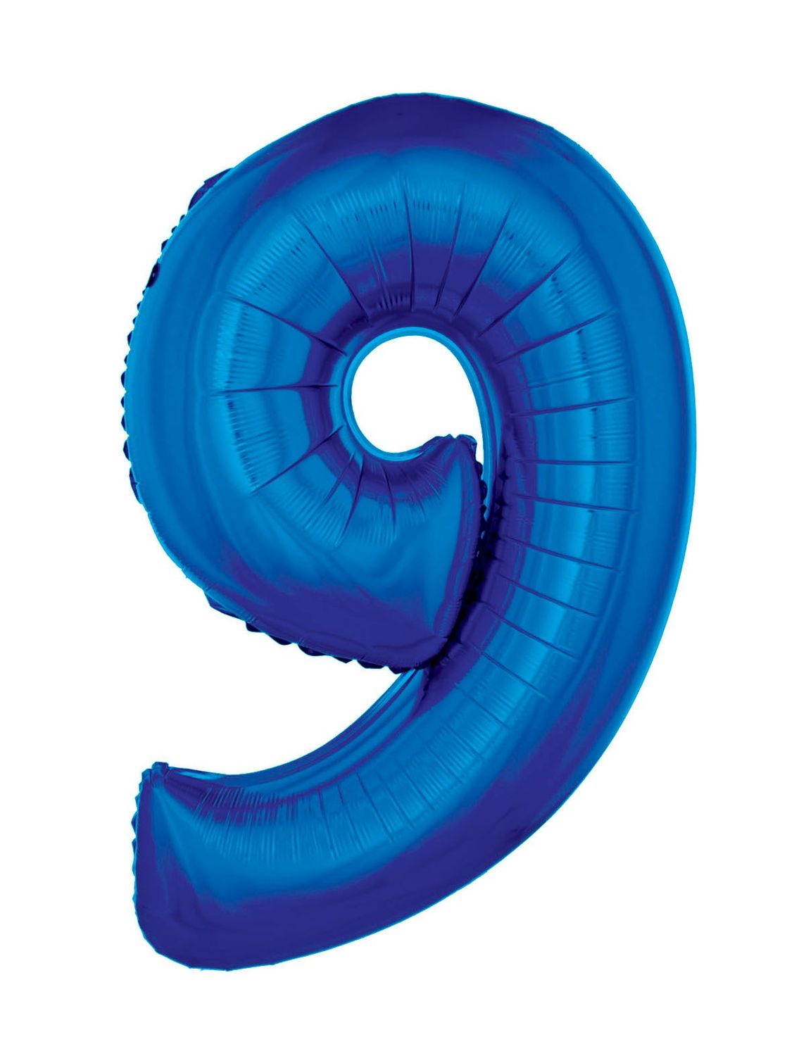 XXL Folienballon Zahl 9 Blau 102cm XXL Folienballon Zahl 9 Blau 102cm