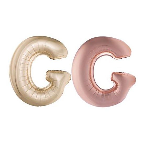 Folieballon 102m letter G rosé