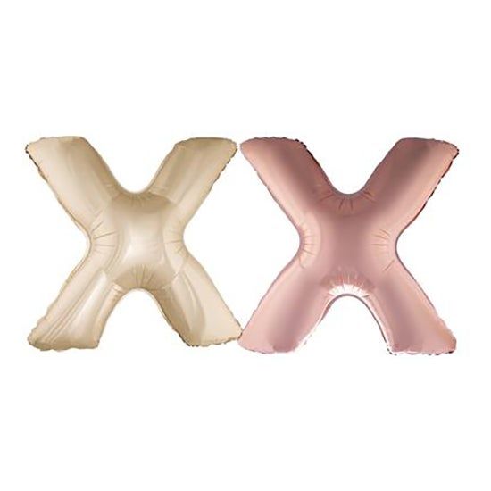 Folienballon X Rosé 102cm Folienballon X Rosé 102cm