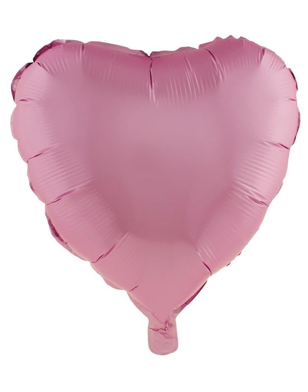 Folienballon Herz  45cm Rosa