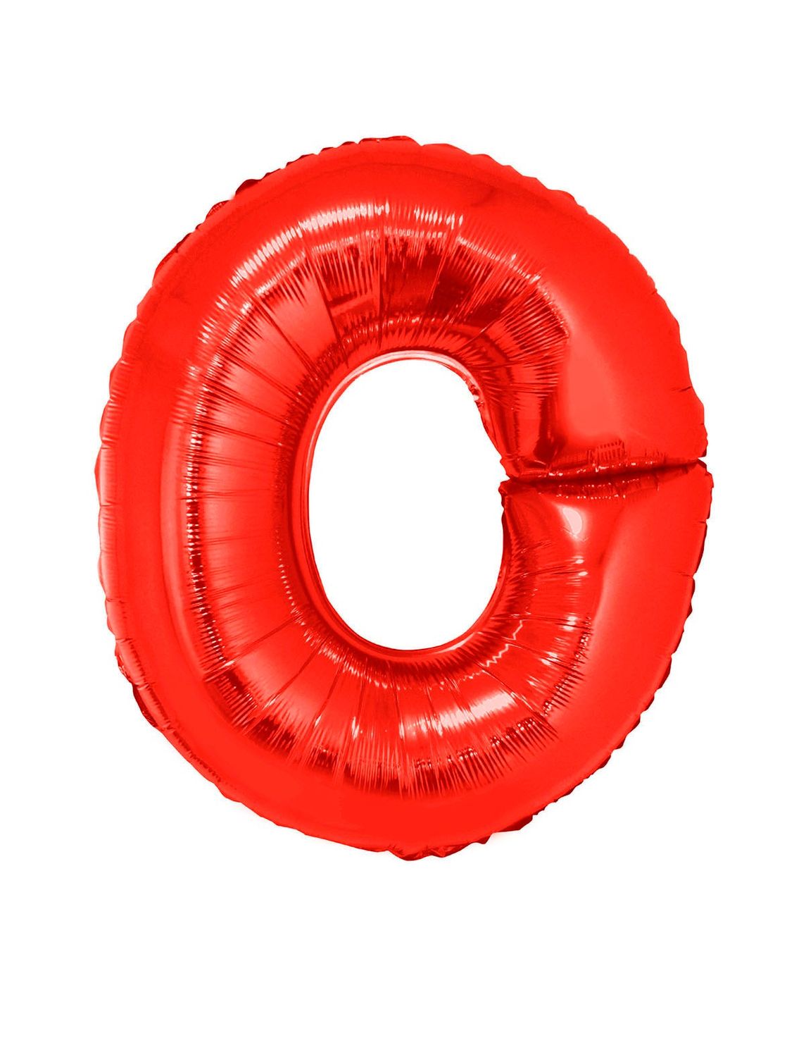 Folienballon O Rot 102cm Folienballon O Rot 102cm