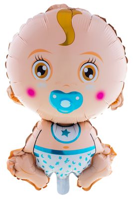 Folienballon 68cm Baby Blau