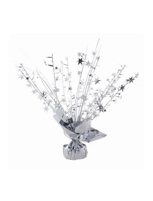 Ballongewicht 32cm glänzend Silber 250g Ballongewicht 32cm glänzend Silber 250g