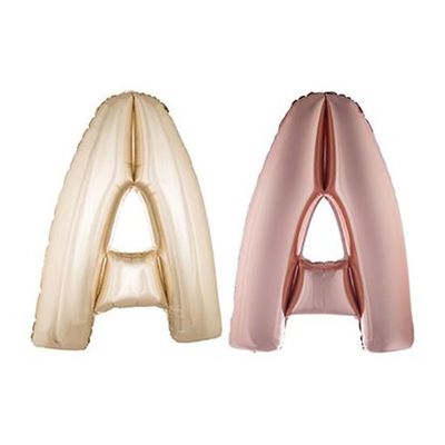 Folieballon 102m letter A rosé
