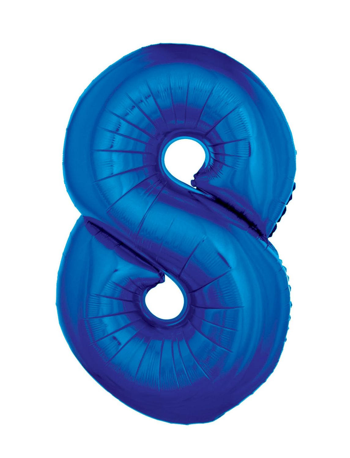 XXL Folienballon Zahl 8 Blau 102cm XXL Folienballon Zahl 8 Blau 102cm