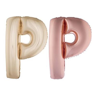 Folieballon 102m letter P rosé Folieballon 102m letter P rosé