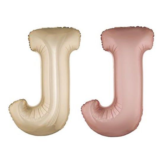 Folienballon J Rosé 102cm