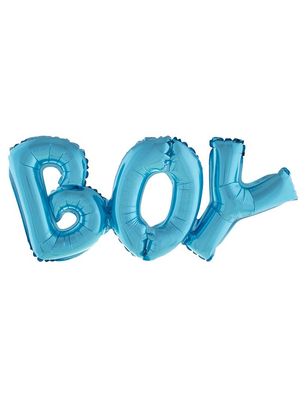 Folienballon Schriftzug BOY Folienballon Schriftzug BOY